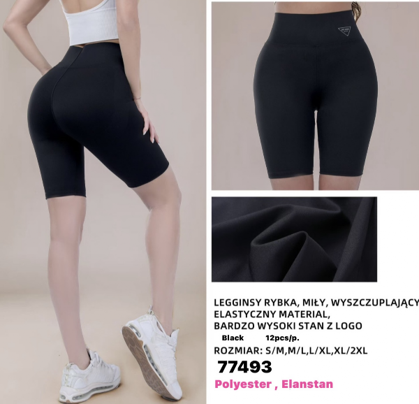 Legginsy damskie Roz S-2XL ,1 Kolor Paczka 12 szt